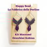 Kit Macramé Kahina Earrings color Viola