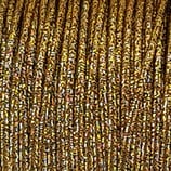 Cordoncino Soutache Metalizzato Oro Nero