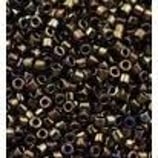 Delica 11/0 (DB07) Nero Oro Metallico Iris AB