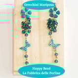 Kit Wire  Orecchini Mariposa versione Azzurro