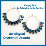 Kit Miyuki Orecchini Jasmin Blu