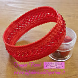 KIT Bracciale Bangle  Colore Rosso