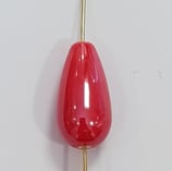 Goccia 20x10mm ceramica Rosso