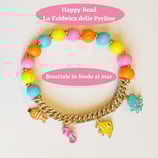 Kit Bracciale in Fondo al Mar versione Rosa Arancio Giallo