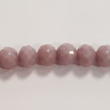 Cipollotti Sfacettati 2x3mm Mauve 50pezzi