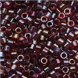 Delica 11/0 (DB296) Bordeaux Scuro Crystal AB Inside Color