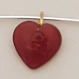 Ciondolo Cuore 11mm Rosso