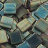 Tila Beads 5x5x1,8 (TL2008) Verde Metallic Iris Matt