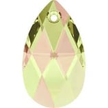 Pear Pendant Swarovski (6106) 16mm Luminous Green