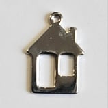Ciondolo Metallo Casetta 15mm
