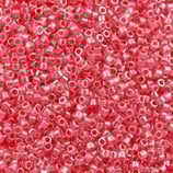 Delica 11/0 (DB236) Rosso Chiaro Luster Lined Crystal Ceylon
