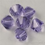 Swarovski Bead 5301/5328 - 3mm Bicono Tanzanite
