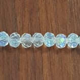 Cipollotti Sfaccettati 3x4mm Crystal 50 pezzi