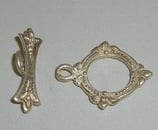 Chiusura a T lavorata Arg925 16mm