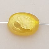 Ovale Piatto 24x18mm Giallo