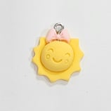 Ciondolo Kawaii Resina Sole 20mm