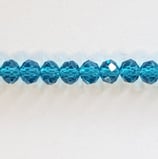 Cipollotti Sfaccettati 3x4mm Azzurro Erinite 50 pezzi