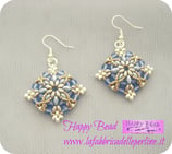 KIT Orecchini Morrigan Colore Azzurro / Grigio