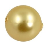 Round Crystal Pearl - 5810 - 10mm colore Giallo