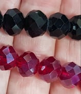 Cristallo Bohemia Briolette 10x8mm Jet (Nero)