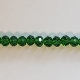 Cipollotti Sfaccettati 3x4mm Verdone 50pezzi