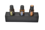 Ebenholz Design Display Doterra für 3 ätherische Öle 15 ml Fl. Nr.1