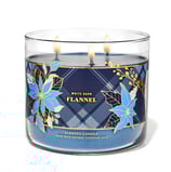 3-Dochtkerze Flanell