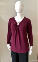 Curviss shirt bordeaux