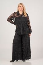 Curviss blouse zwart kant