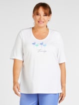 Mona Lisa T-shirt Flamingo