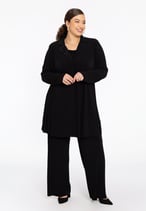 Yoek blazer A-lijn dolce plissé