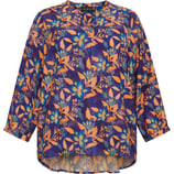 NO.1 BY OX blouse blauw met print
