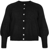 NO.1 BY OX kort vestje met ballonmouw zwart