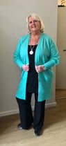 NO.1 BY OX vest Turquoise green