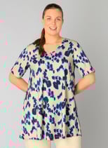 Yesta A-lijn tuniek Ankie Summer blue