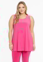 Yoek singlet flare dolce roze