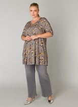 Yest Curve A-lijn tuniek Ankaria Steel Grey