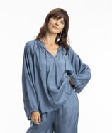 Escape blouse blauw