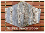 Silver Birchwood Pocket Mask