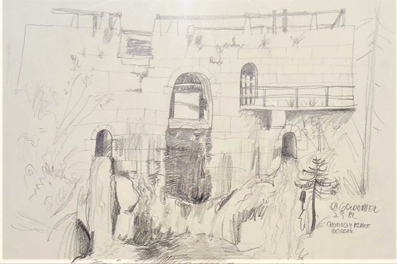 Goldammer, Karl Originalzeichnung - Chorinsky Klause 1982