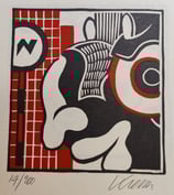 Krenn, Hans - Vogelmensch 5 - Schwarzer Kopf