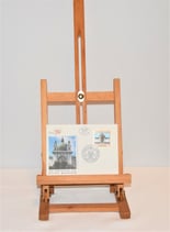 Wagner, Otto - Postkarte mit Briefmarke 150 Geburtstag Otto Wagner