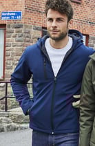 CLIQUE | 020952 | PADDED HOODY SOFTSHELL Herren