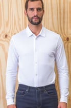 NEOBLU | 24.3777 | Basile Men |  Piqué Hemd langarm