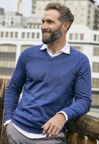 Cutter & Buck | 355418 | OAKVILLE V-NECK MEN