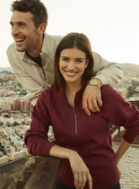 Clique | 021033 | BASIC HALF ZIP    Unisex Sweatshirt