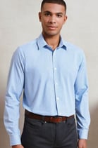 Premier | PR220 | Hemd "Gingham" langarm