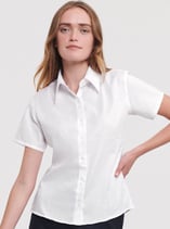Russell | 957F | Bügelfreie Bluse kurzarm