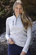 Cutter & Buck | 358413 | CHAMBERS HALF ZIP LADIES