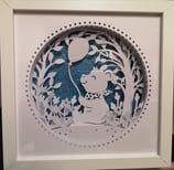 Bilderrahmen mit Teddybär